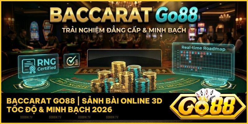 Baccarat Go88: Sảnh Bài Thượng Lưu Với Thuật Toán RNG Minh Bạch 2026