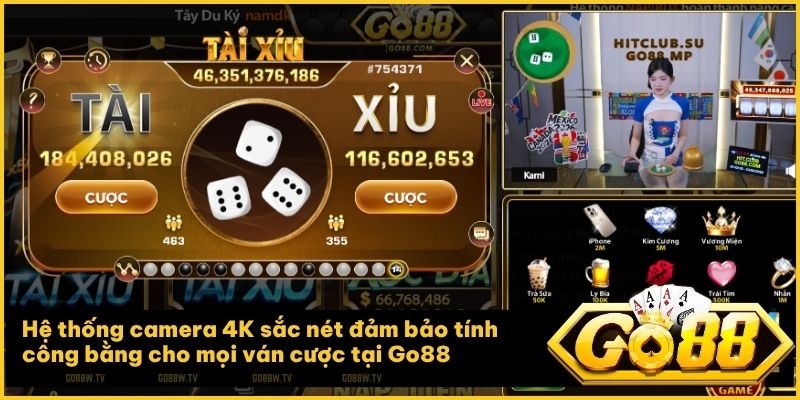 Công nghệ đa góc quay bảo chứng tính minh bạch tuyệt đối tại Go88