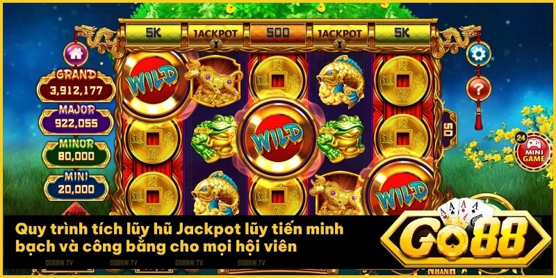 Quy trình tích lũy hũ Jackpot minh bạch tại cổng game Go88
