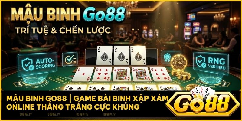 Mậu Binh Go88: Nghệ Thuật Binh Bài Thắng Trắng Khủng 2026