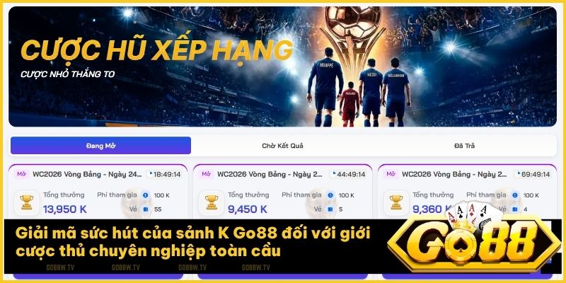 suc hut cua k the thao go88 - K Thể Thao Go88: Sảnh Cược Châu Âu Đẳng Cấp Và Chính Sách Hoàn Trả 2% Kỷ Lục